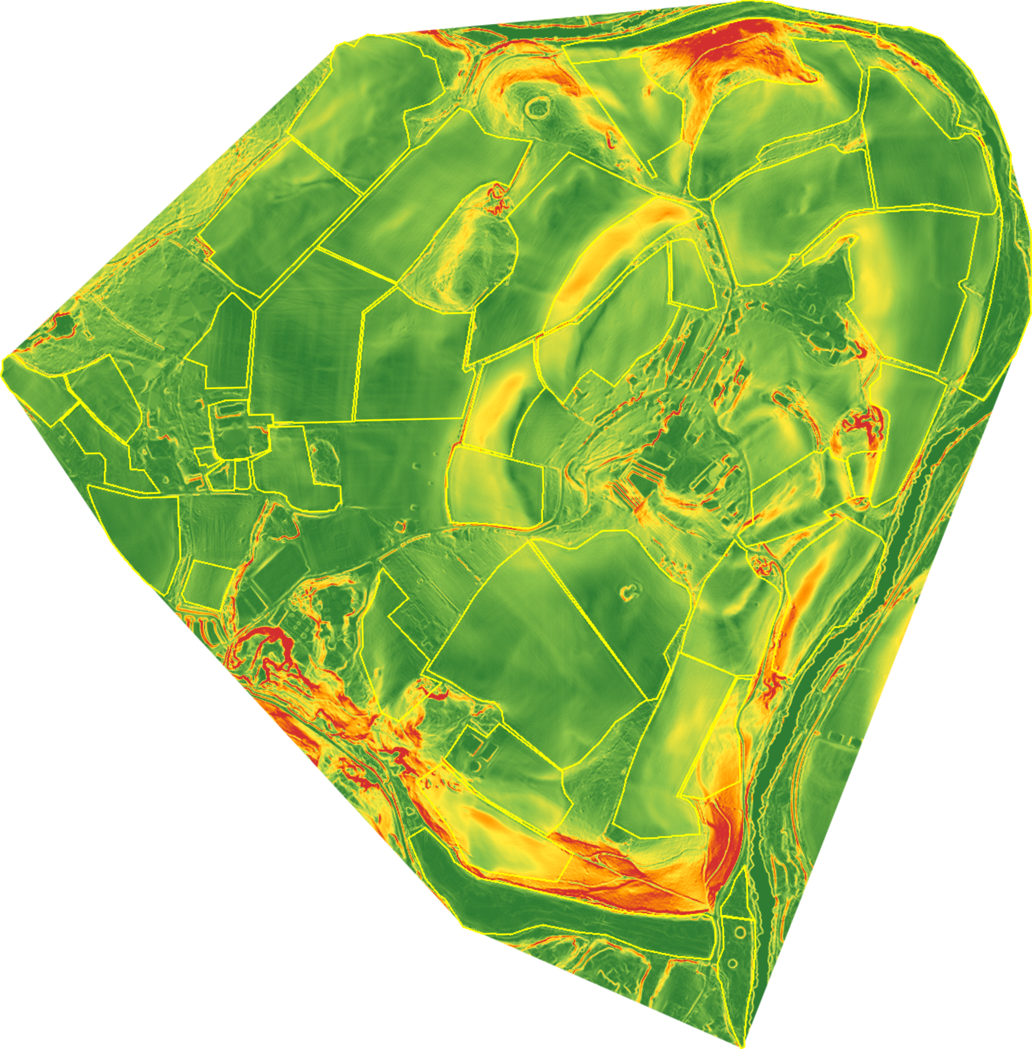 Slope map at 10 m resolution.