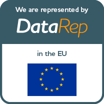 We are represented by DataRep in the EU — official DataRep appointment badge